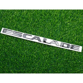 1Pc Escalade 3D Badge Rear Liftgate Letter Logo Nameplate Sticker Replacement for 2015-2022 Escalade Emblem (Gloss Black)