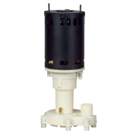 Little Giant RIM-U 115/230 Volt, 1/25 HP, Maximum 760 GPH Commercial Ice Machine Replacement Water Pump with 3-Ft. Lead Wires, Black/White, 545600