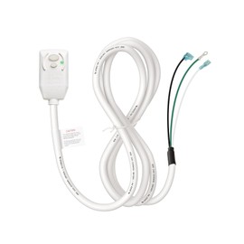 Wengart LCDI Power Cord Plug NEMA5-15P Air Conditioning Extension Cable AC120V 10Amp 1200W 60Hz Leakage Current Detection Interrupter UL Listed White