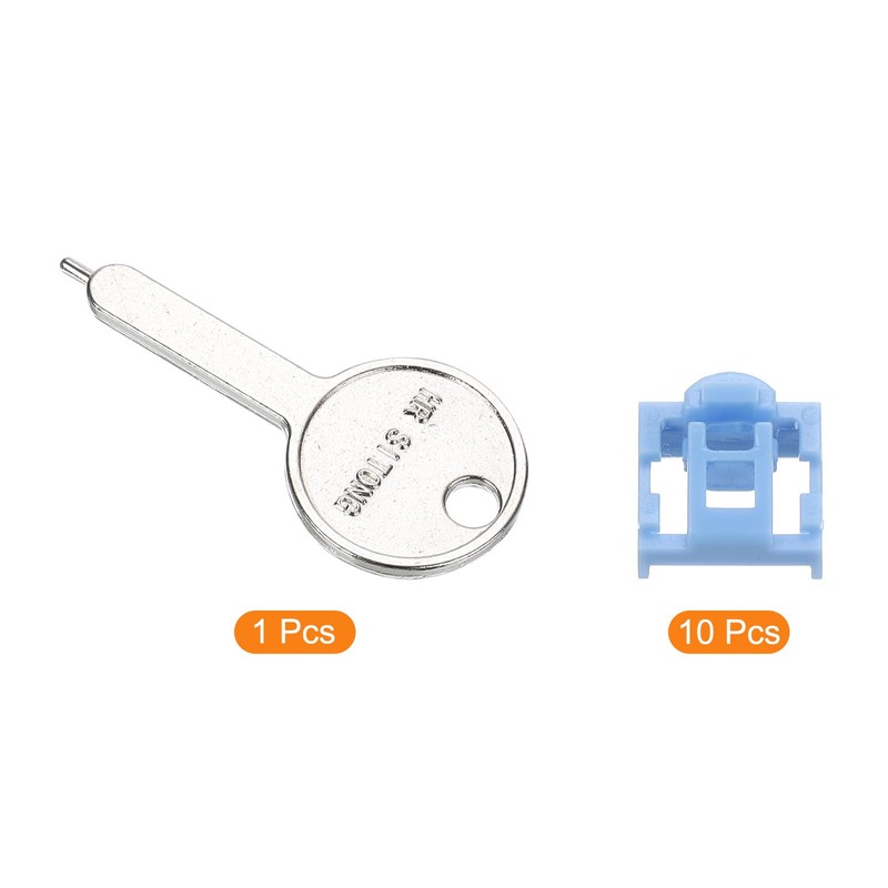 sourcing map 10pcs Port Blocker Locking RJ45 Port/Dust PC Blocker