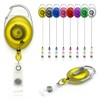 Yellow YoYo Retractable Reel Holder - by Lanyards Tomorrow Extending