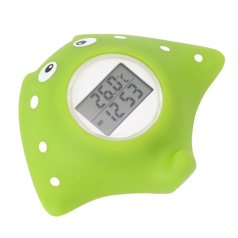 Baby Bath Thermometer Alarm LCD Display Fish Shaped Waterproof 0‑60