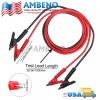 Cahuczlhoz Alligator Clips Electrical Test Leads Set, 15A Jumper Wires