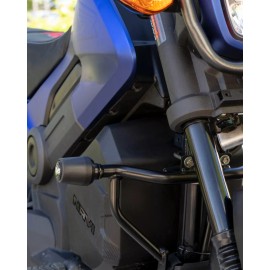 Unbranded HONDA NAVI 110 BLACK CRASH BAR SLIDER - NVA110B