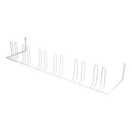Gedotec Shoe Rack Wall Mounting Shoe Holder Wardrobe Shoe Rack for Screwing | Bracket for 6 Pairs of Shoes | Width: 630 mm | Metal RAL 9010 Pure White | 1 Piece - Shoe Hanger for Hallway & Hallway
