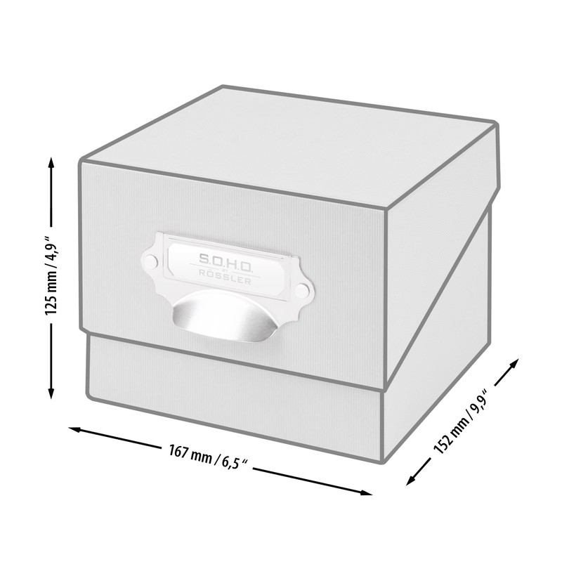 Rössler SOHO 165mm x 150mm A4 Photo Box with Handle