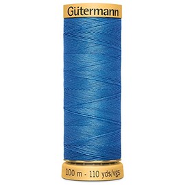 Gutermann Natural Cotton Thread 110 Yards-Sky Blue