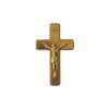 Sterling Gifts Gold Crucifix Cross Lapel Pins 3/4 inch Goldtone