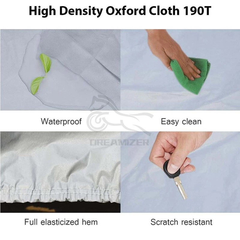 DREAMIZER Car Cover Outdoor Waterproof UV Rain All weather Protection