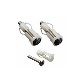 CENPEK 6Pcs Toilet Seat Hinges Screws Toilet Seat Fixings Toilet Seat Bolt Set Toilet Seat Replacement Parts Kit