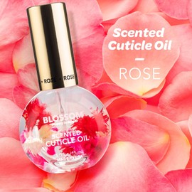 Blossom Aceite Para Cutículas, Hidratante, Humectante, Perfumado, Con Infusión De Flores Naturales, 15 Ml, Rosa