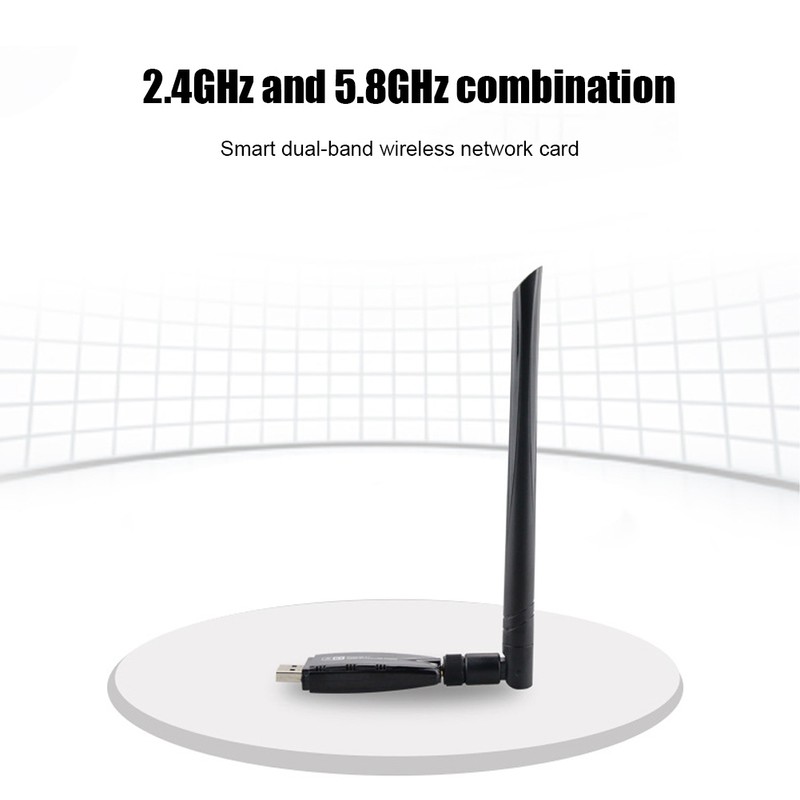 1200M WIFI 2.4GHz / 5.8GHz Dual Band Bluetooth 4.1 Wireless
