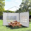 Outsunny Gazebo Side Panels with Window for 3x3(m) Pop Up