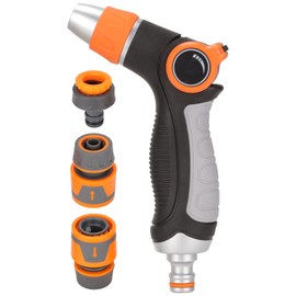 Garden Hose Nozzle Hose Rotating Adjustment Hose Thumb Sprayer for Watering Car Wash Yard Cleaning