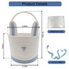 2 Pack Large Woven Easter Baskets for Kids - Boy