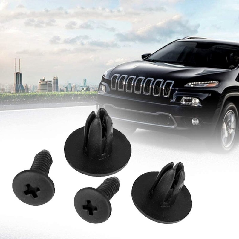 Mounting Clips, 100 Pieces Car Bumper Plastic Rivets, Bumper Expansion