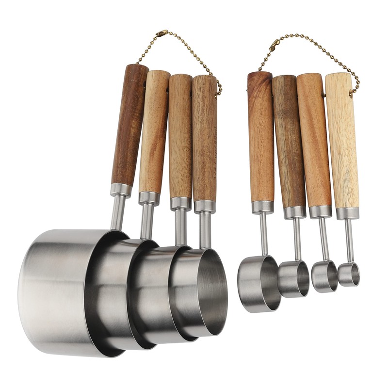 Measuring Cups and Spoons Set Stainless Steel Measuring Cups and