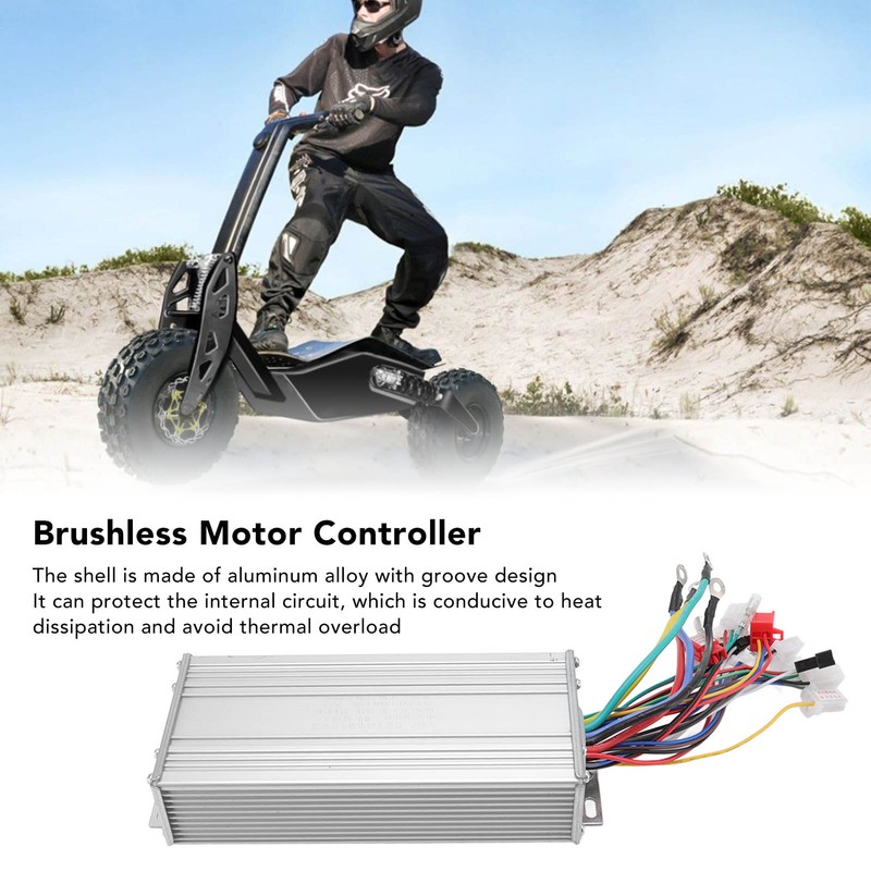 48‑64V Brushless Motor Controller 800W to 1000W Waterproof Aluminum Alloy