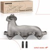 A-Premium Left Side Exhaust Manifold Kit W/Studs [3.8L] Compatible with