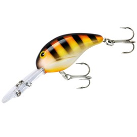 Bandit Lures Series 300 Crankbait Bass Fishing Lures, Fisghing Accessories, Dives to 12-feet Deep, 2", 1/4 oz, Humble Bee, (BDT307-SPEC)