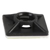 Cable TIE Base 19 X 19MM BLK 100/PK, Cable Tie