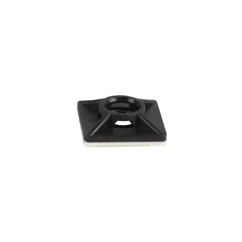 Cable TIE Base 19 X 19MM BLK 100/PK, Cable Tie