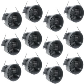 MAKERELE New Work Electrical Ceiling Box with Two Nail PVC Electrical Box Round Junction Box or Residential and Light Commercial ETL Listed 10-pcaks