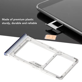 Yoidesu para Note 8 Pro Ranura para Tarjeta Micro SD Reemplazo de Soporte de Bandeja de Tarjeta SIM Individual para Note 8 Pro, con Pasador de Expulsión Abierto Y Cepillo,