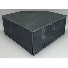 TheFrogHouse Slate Stone Reptile Hide 10x10x4.5 Natural Cave Decor