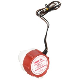 Rule 46DR Marine Rule 800 Replacement Motor for Tournament Series Livewell Pumps , White/Red