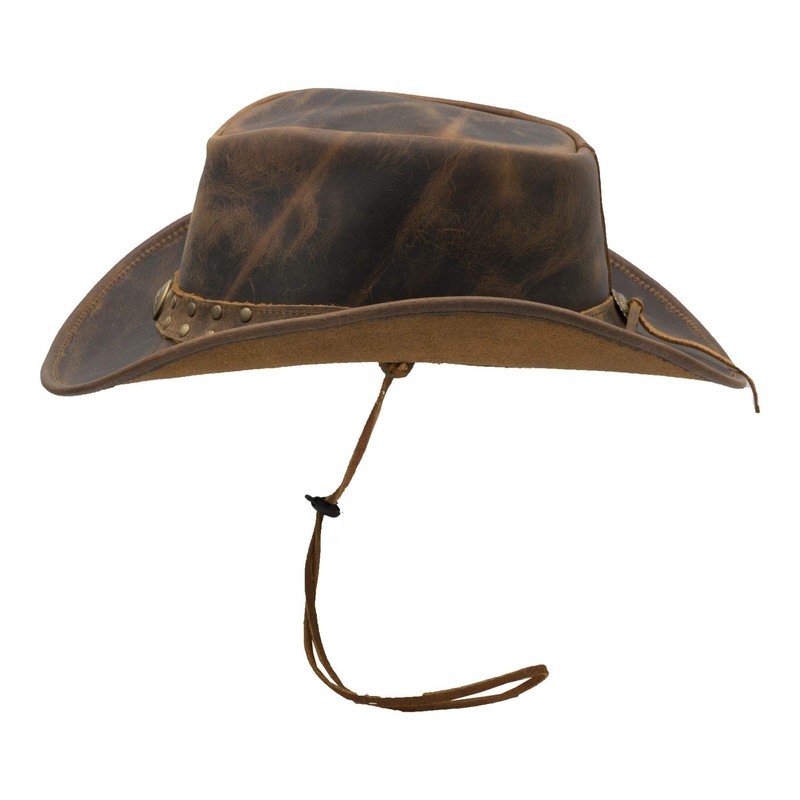 WALKER AND HAWKES Brisbane - Outdoor Cowhide Leather Hat -