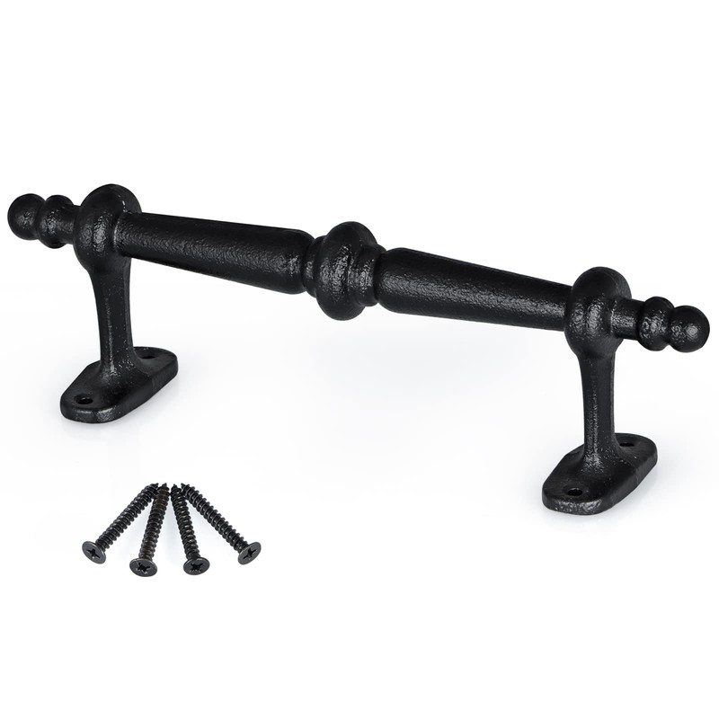MOLIGOU Barn Door Pull Handle, 9" Heavy Solid Cast Iron