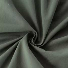 Ruccit 2 Pack Sage Green Pillowcases Washed Cotton Green Pillow Case Soft Plain Pillow Cover Standard Size with Envelope Closure,50x75cm