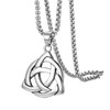 OIDEA Men's Pendant with Chain Colours Silver Stainless Steel Irish