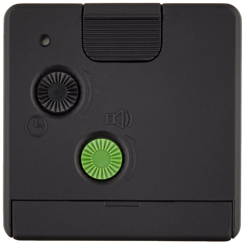 BRAUN/Brown Analog Alarm Table Clock BC02XB, Black, Modern