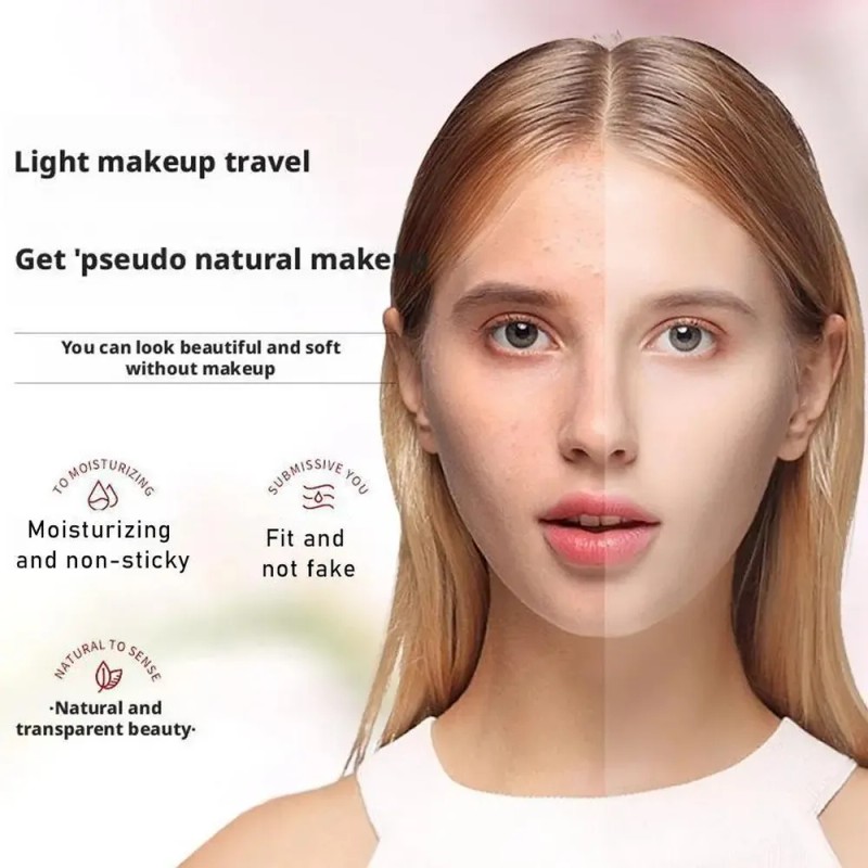 Pseudo Polvo Hidratante No Bloqueante Bb Cream De Cinco Capa