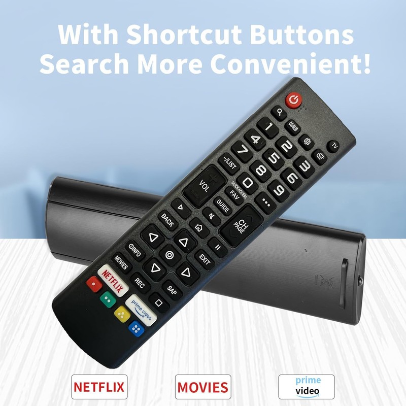 Remote Control for LG Smart TV with Smart Buttons LG