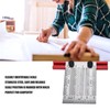 T Rule Stainless Steel Silver Scribing Ruler Woodworking Measuring Tool