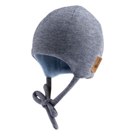 Sterntaler Unisex Beanie Stripes without, navy