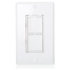 Maxxima AC Combination Switch - Double On/Off Paddle Rocker Light