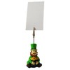 BNW Lucky Leprechaun Ticket Holder - Green Ceramic Figurine -