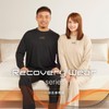 [SIXPAD] 公式ストア限定 シックスパッド リカバリーウェア スリープ Recovery Wear Sleep (トップス, ロング（ブラック）,