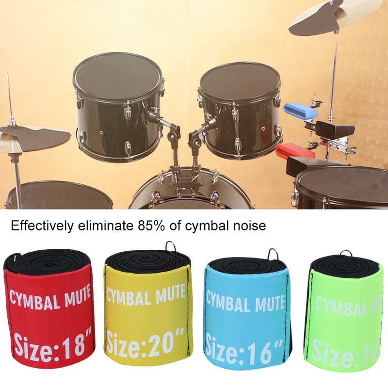 4Pcs Cymbal Silencer Hi Hat Mute Dampener Pad Percussion Instrument