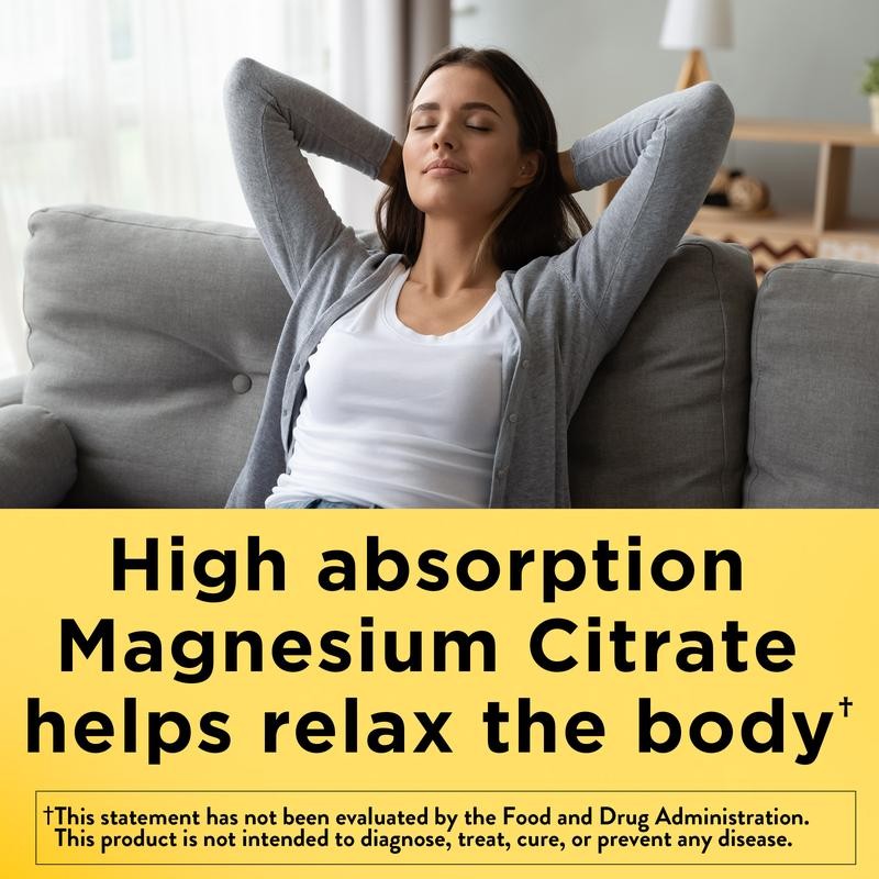 High Absorption Magnesium Citrate 250 mg Softgels - Count: 60