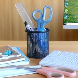 Tijeras de 8.5 pulgadas para todo uso, paquete de 3, tijeras para oficina, hogar, escuela, suministros de manualidades, agarre suave y cmodo, para... 