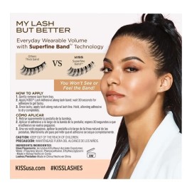 Pestañas Postizas Mink Kiss My Lash But Better No Filters Color Negro