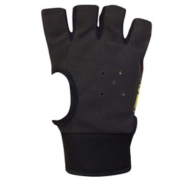 Optimum Winter Half-Finger Hockey Gloves: Thermal, Waterproof, Windproof, Breathable Fingerless Design for Outdoor Running - Multi-Colored/Small