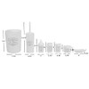 7-Piece Paris Bathroom Set (White), By Home Basics | Made