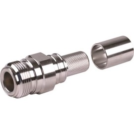 TIMES MICROWAVE SYSTEMS NF No-Trim-Braid Straight Crimp, LMR-400