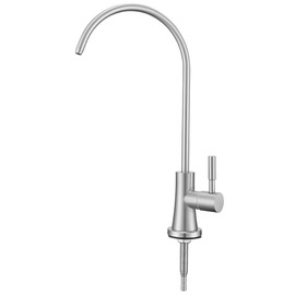 Aspasia Drinking Water Faucet for Kitchen Sink, Kitchen Water Filter Faucet Stainless Steel for Reverse Osmosis or Water Filtration System Beverage Non-Air Gap RO Faucet Brushed Nickel